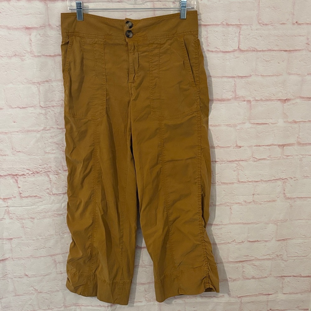 Anthropologie mustard yellow boho goucho pants